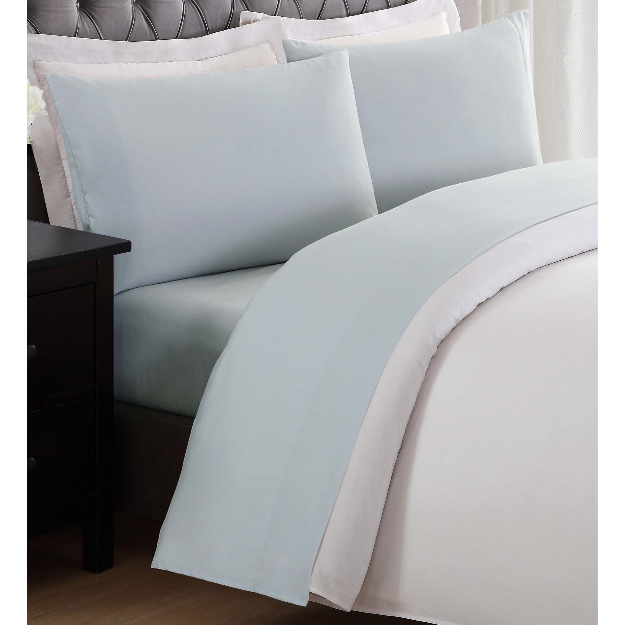 Silver Grey Twin XL Microfiber Kids Sheet Set