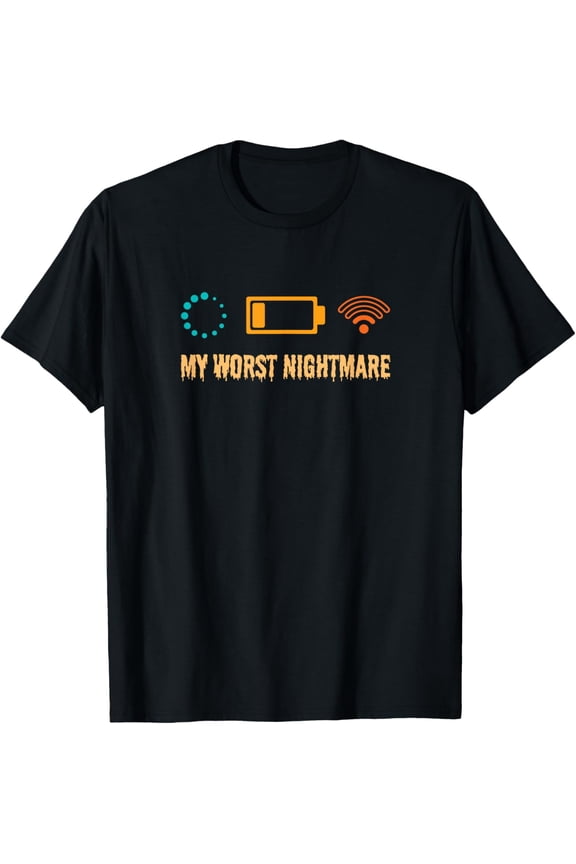 My Worst Nightmare Funny Gifts for Gamers Mens T-Shirt