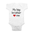 thumbnail image 1 of My big brother loves me - wallsparks cute & funny Brand - baby one piece bodysuit - Great baby shower gift!, 1 of 3
