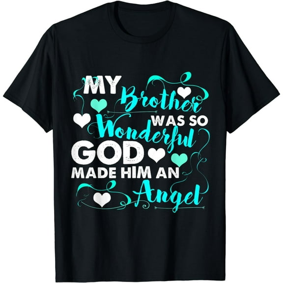 My brother is my guardian angel shirt t shirt gift
