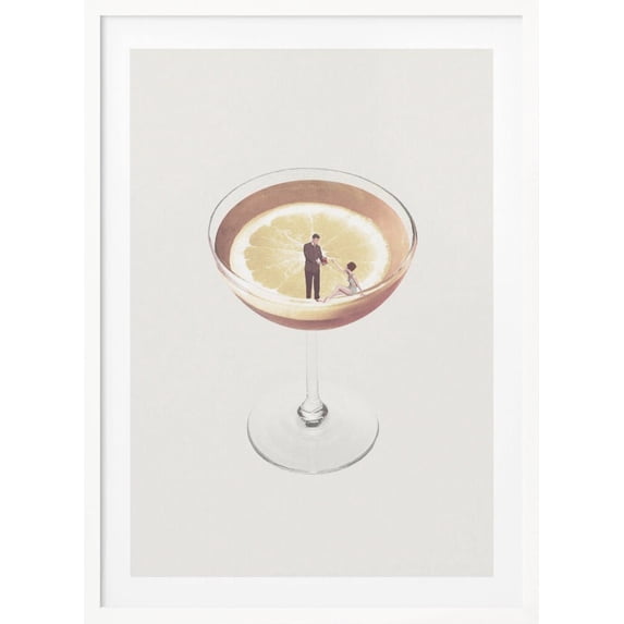 My drink needs a drink Framed Art Modern Wall Decor