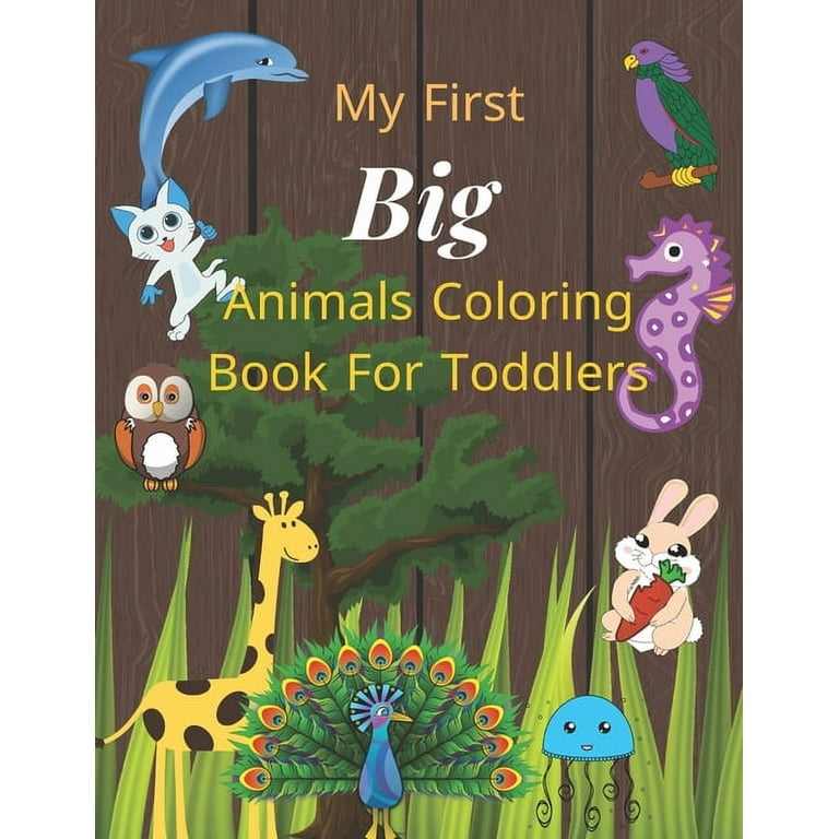 Animals Super Fun: Large coloring books for kids: Toddler Coloring Book, Kids  Coloring Book Ages 2-4, 4-8, Boys, Girls, Fun Early Learnin (Paperback)