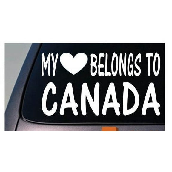 My heart belongs to Canada *D870* sticker decal