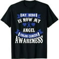 thumbnail image 1 of My hero in now my angel Colon cancer awareness T-Shirt, 1 of 7