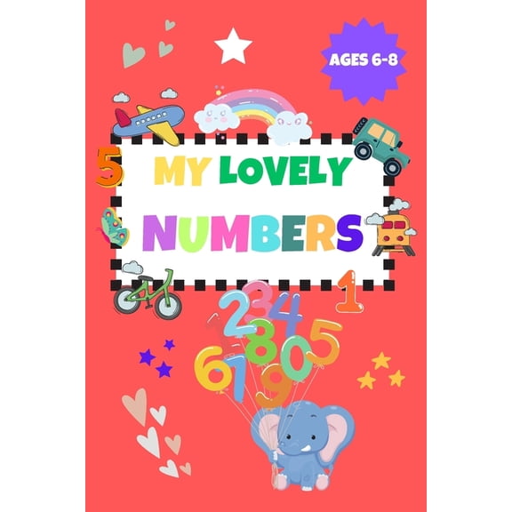 My lovely numbers: Simple educational activity book for kids, (Paperback)