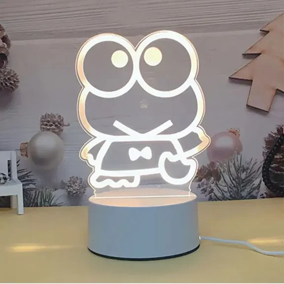 My melody Creative Cartoon Bedside Night Light Atmosphere Light Kawaii Heart Birthday Gift