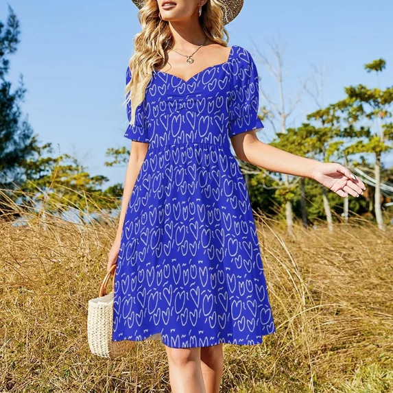 My perfectly imperfect heart beats for you! Sleeveless Dress clothes for woman luxury women's party dress evening prom
