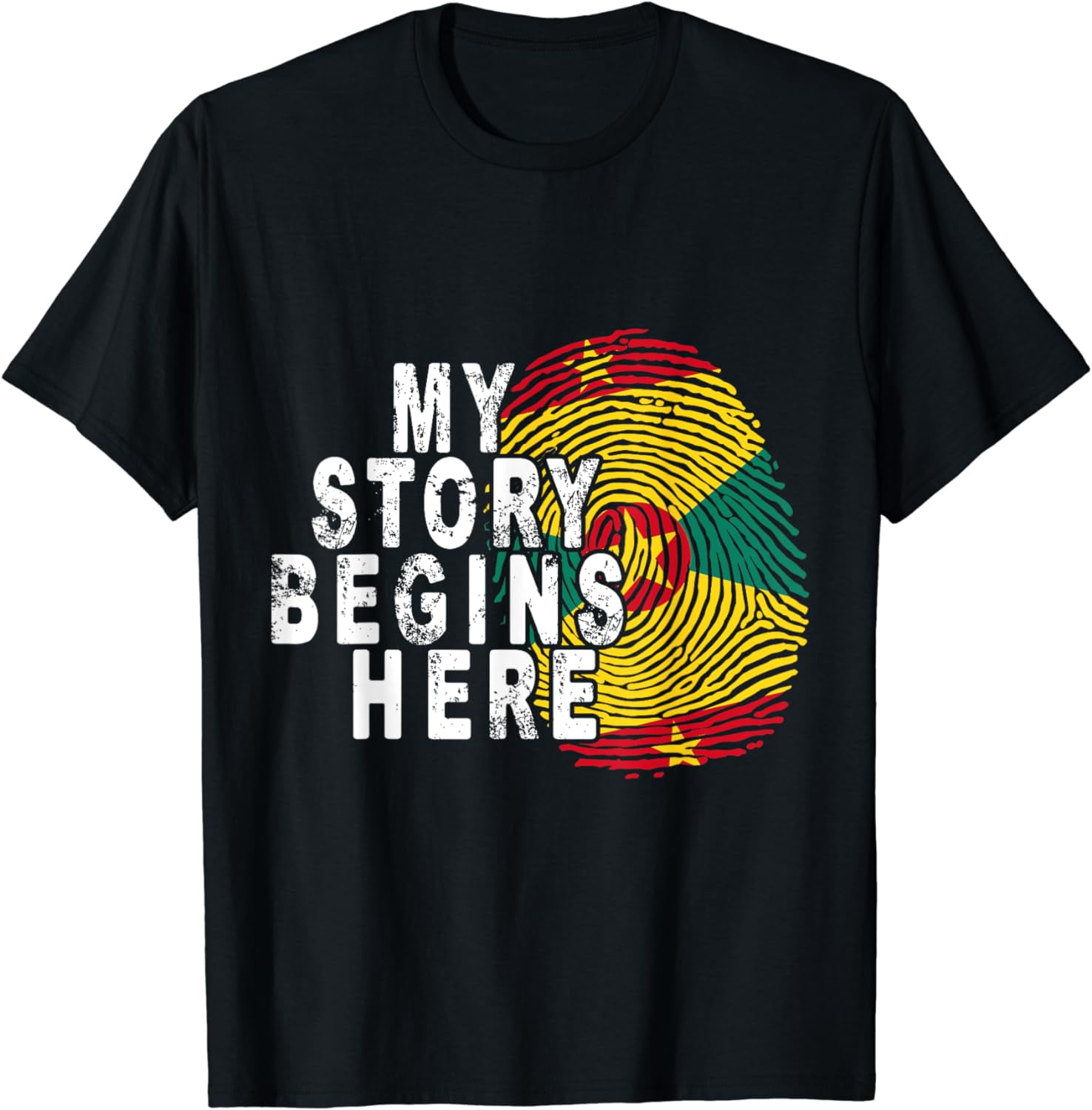 Story Begins In Grenada T-Shirt Story Begins In Grenada T-Shirt