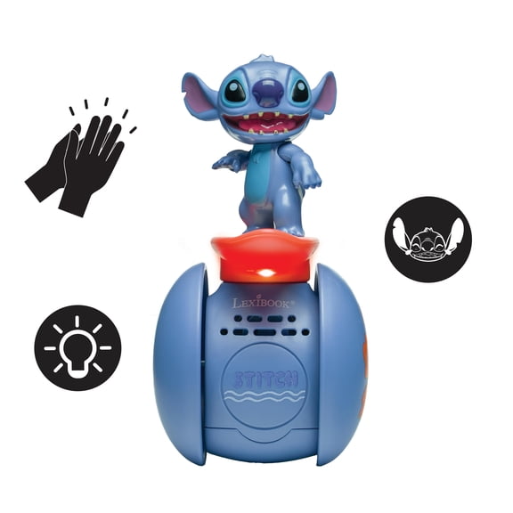 Lexibook Disney Stitch Surfer Self-Balancing Robot, Light & Sound, Blue
