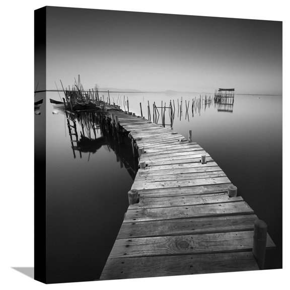 Art.com My way 5 square Stretched Canvas Print Wall Art by Moises Levy, 16" x 16"