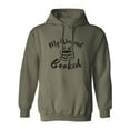 thumbnail image 1 of My weekend is all booked Adult Hooded Sweatshirt, 1 of 3
