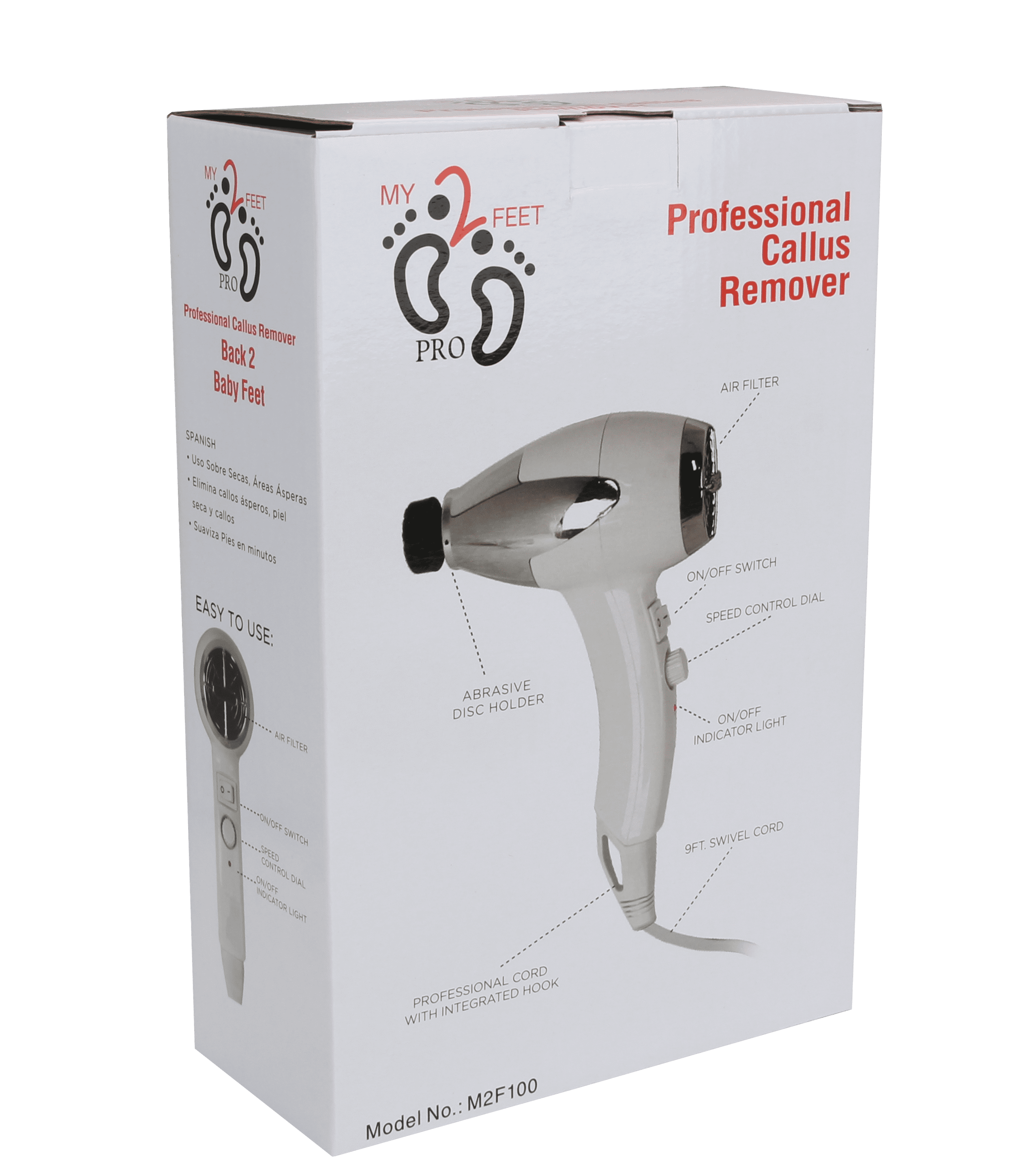 My2Feet Professional Electric Callus Remover+replacement Disks
