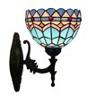 thumbnail image 1 of MyArtWe Tiffany Style Wall Sconces Stained Glass Lampshade for Bedroom Bedside Hallway, 1 of 13