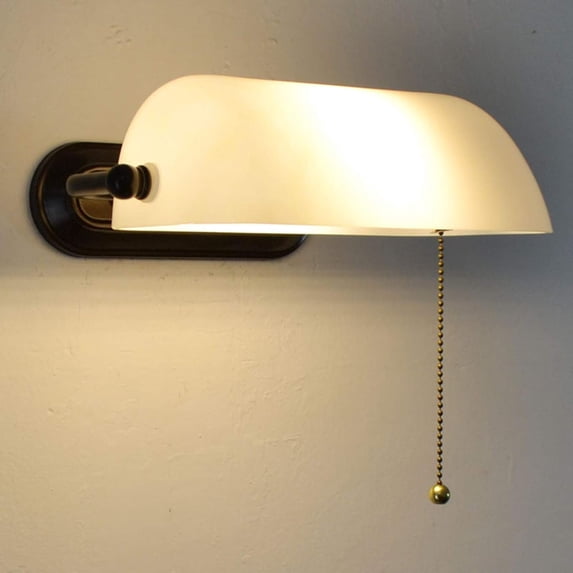 MyArtWe Wall Sconces Retro Banker Lamp Tiffany Style Wall Light