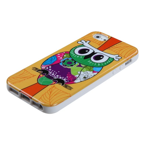 MyBat Candy Skin Cover for Apple iPhone 5s/5 / SE - Tropical Orange Owl