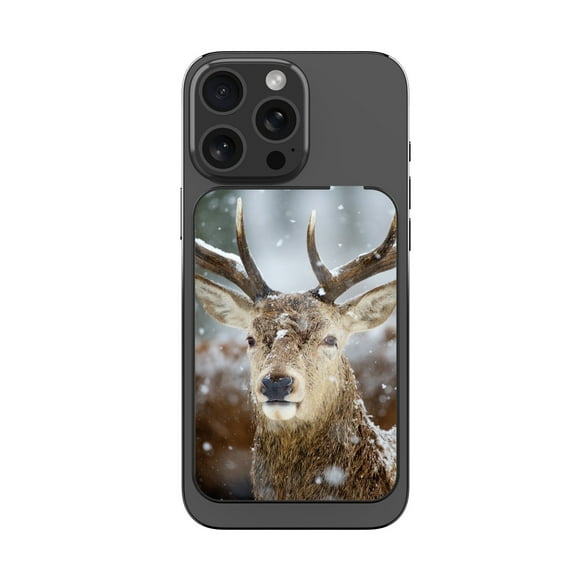 MyBat Design Lab 10000mAh Magnetic Wireless Power Bank - Black - Deer in Winter
