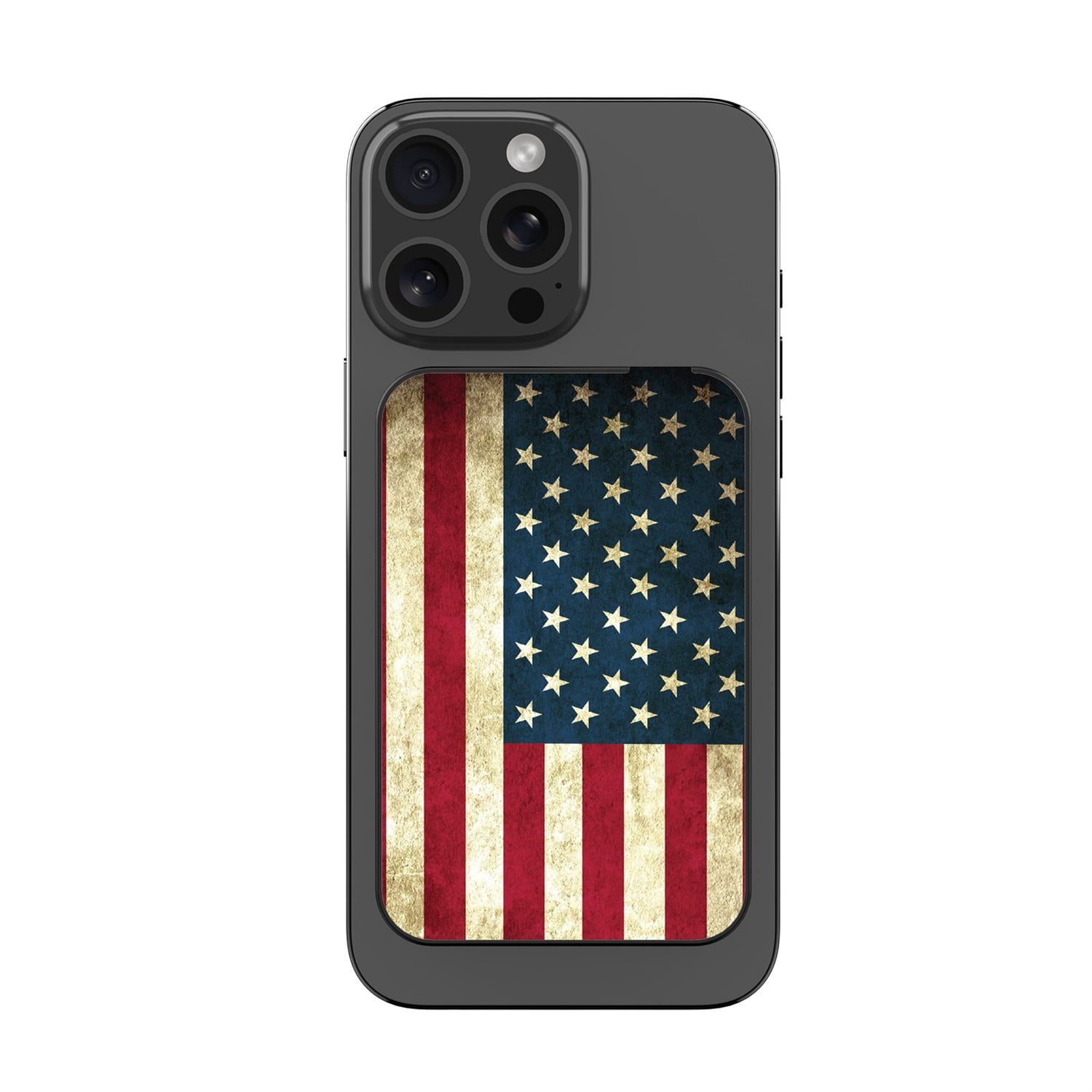 MyBat Design Lab 5000mAh Magnetic Wireless Power Bank - Black - American Flag