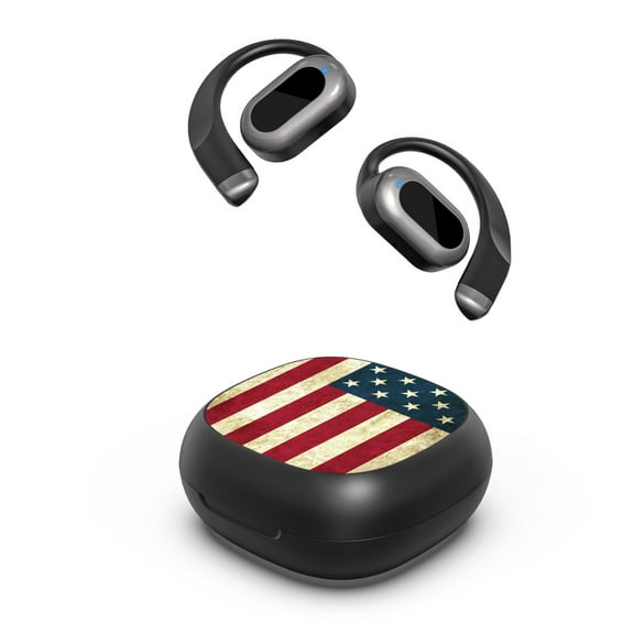 MyBat Design Lab Open-Ear Earbuds - Black - American Flag