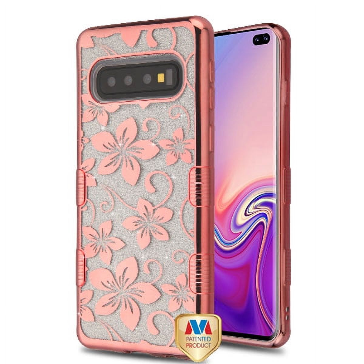 MyBat Electroplated Tuff Hybrid Case for Samsung S10 Plus (6.4