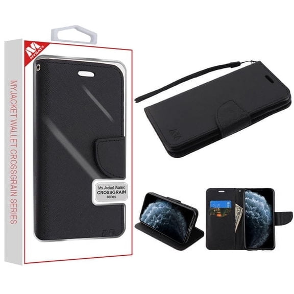 MyBat My Jacket Wallet Cross Grain for Apple iPhone 11 Pro (5.8") - Black