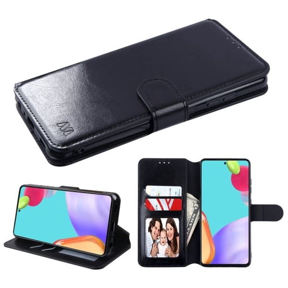 MyBat MyJacket Wallet Element Series Compatible With Samsung Galaxy A52 5G - Black