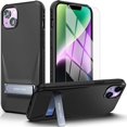thumbnail image 1 of MyBat Pro Beyonder Series Case with Tempered Glass with Kickstand for Apple iPhone 14 Plus (6.7) - Black, 1 of 6