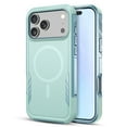 thumbnail image 1 of MyBat Pro Fortress Series Case for iPhone 17 Pro,Non-Slip Grip,Rugged Design,MagSafe Compatible,Light Blue, 1 of 5