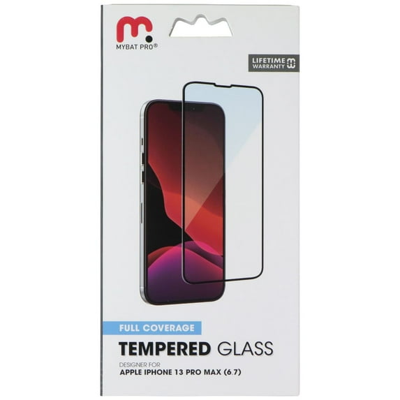 Pro Full Coverage Tempered Glass Screen Protector Compatible With Apple iPhone 13 Pro Max (6.7) / 14 Plus (6.7) - Clear
