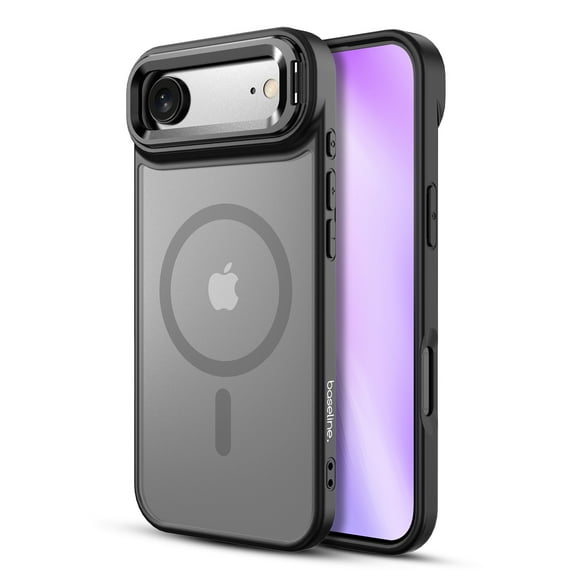 MyBat Pro InFrame MagSafe Protective Case with Foldable Camera Ring Kickstand for iPhone Air - Black