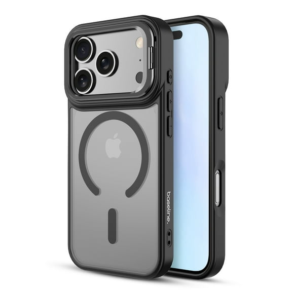 MyBat Pro InFrame MagSafe Protective Case with Foldable Camera Ring Kickstand for iPhone 17 Pro Max - Black
