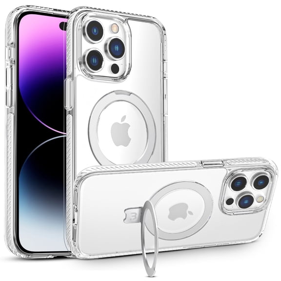 MyBat Pro Lure Series Case MagSafe Kickstand Ring for iPhone 14 Pro Max (6.7) - White