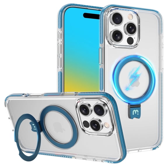 MyBat Pro Lure Series Case MagSafe Kickstand Ring for iPhone 16 Pro - Blue