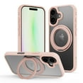 thumbnail image 1 of MyBat Pro Lure Series MagSafe Case with 360° Ring Stand for iPhone 17, Magnetic Compatibility, Shockproof Protection, Pink, 1 of 8