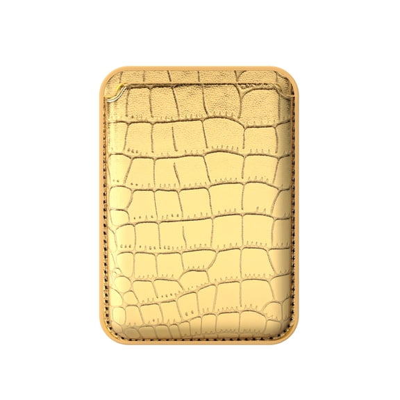 MyBat Pro MagStash Wild MagSafe Wallet - Crocodile Embossed - Gold
