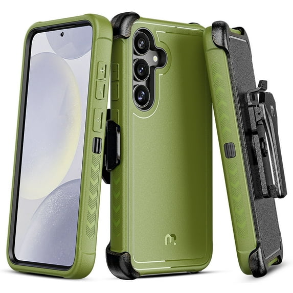 MyBat Pro Maverick Series Case w/ Holster for Samsung Galaxy S25 Plus - Army Green