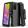 thumbnail image 1 of MyBat Pro Maverick Series Case with Holster for Samsung Galaxy A037U / A03S - Black, 1 of 6