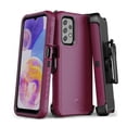 thumbnail image 1 of MyBat Pro Maverick Series Case with Holster for Samsung Galaxy A23 5G - Plum / Black, 1 of 4