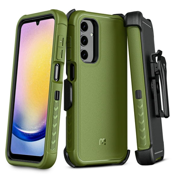 MyBat Pro Maverick Series Case with Holster for Samsung Galaxy A25 5G - Army Green