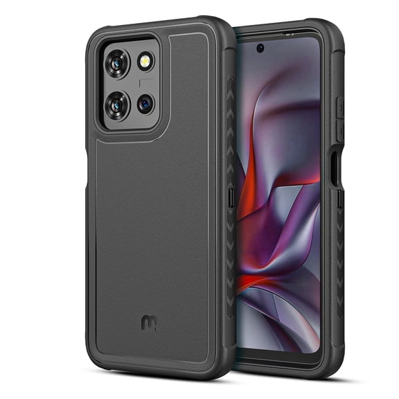 MyBat Pro Maverick Series Rogue Edition Case for Motorola Moto G 5G (2026)/G Play (2026) / G 5G (2025),Heavy Duty Protection Rugged Case,Shockproof - Black