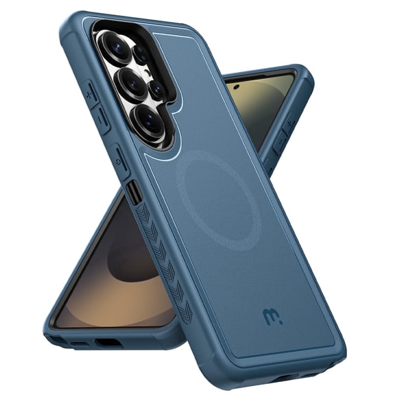 MyBat Pro for Samsung Galaxy S26 Ultra Case Magnetic Cover with Drop-Tested Armor,Heavy Duty Protection ,Shockproof Cover,Supports Wireless Charging Blue