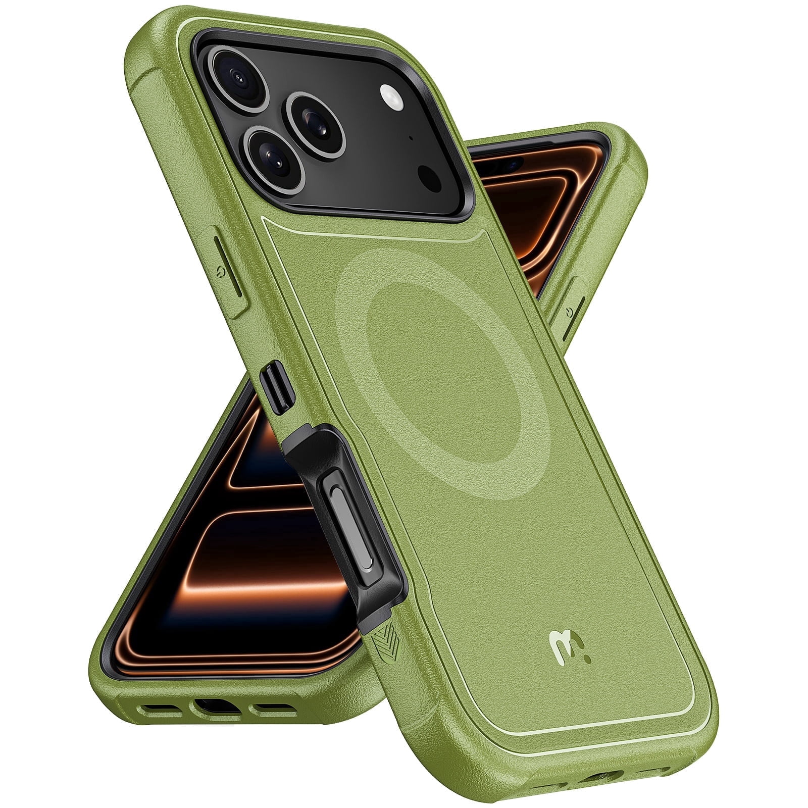 MyBat Pro Maverick Series Rogue Edition MagSafe Case for iPhone 17 Pro Max - Army Green