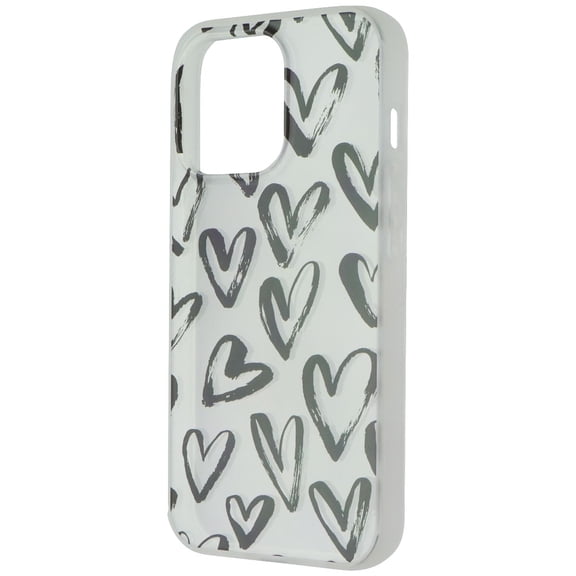 Mybat Pro Mood Series Slim Case for Apple iPhone 13 Pro - Black Hearts