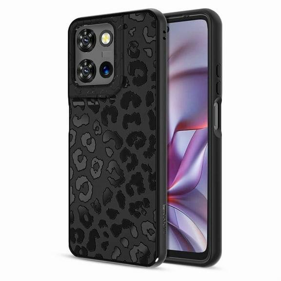 MyBat Pro Mood Series Case for Motorola Moto G 5G (2025) - Black Leopard