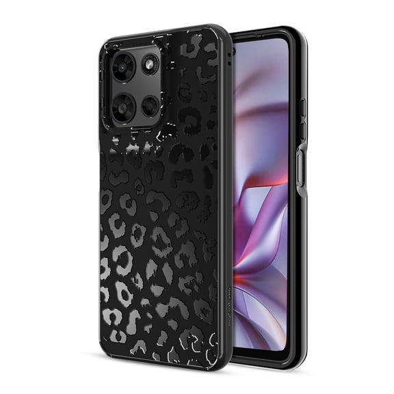 MyBat Pro Mood Series Case for Motorola Moto G 5G 2026 / G Play 2026 / G 5G 2025 – Black Leopard | Shockproof | Anti-Fingerprint