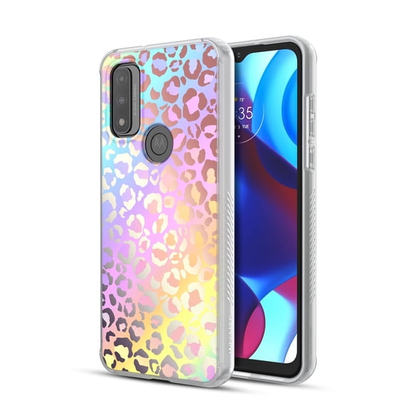 MyBat Pro Mood Series Case for Motorola Moto G Pure - Holographic Leopard