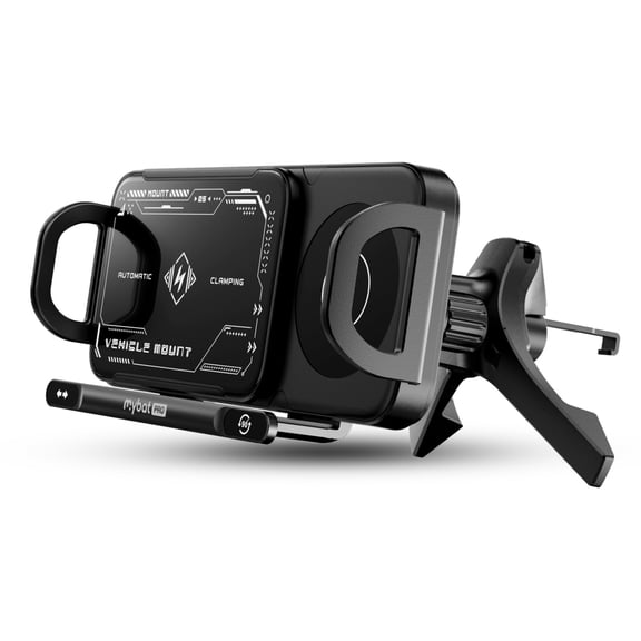 MyBat Pro PowerTurn Wireless Charging Car Vent Mount - Black