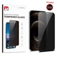 thumbnail image 1 of MyBat Pro Privacy Full Coverage Tempered Glass Screen Protector Compatible With Apple iPhone 12 Pro Max (6.7) - Black, 1 of 7