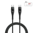 thumbnail image 1 of MyBat Pro Type-C to Type-C Quick Charging Cable 6 FT - Black, 1 of 8