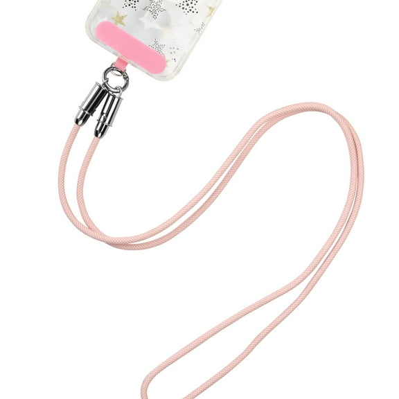 MyBat Tether Crossbody Strap + USB-C Charging Cable(L=4.2 FT) - Pink