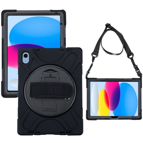 MyBat Pro TurnTablet Xtra Grip Series 10.9 in Tablet Case, Black / Black